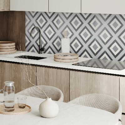 Panou decorativ bucatarie pătrat Romb elegant în geometrie