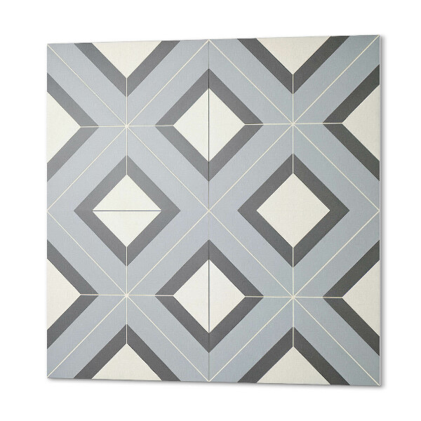 Panou decorativ pătrat Geometrie în nuanțe pastelate