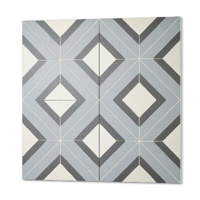 Panou decorativ pătrat Geometrie în nuanțe pastelate