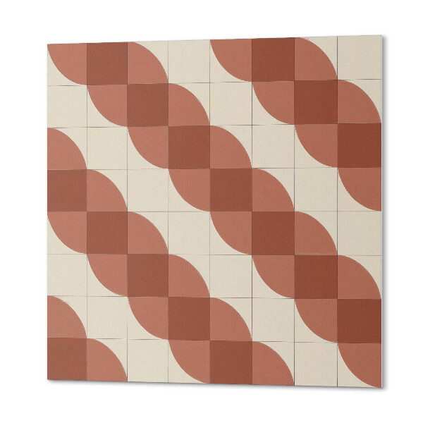 Panou decorativ pătrat Model ondulat geometric elegant