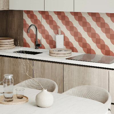 Panou decorativ pătrat Model ondulat geometric elegant