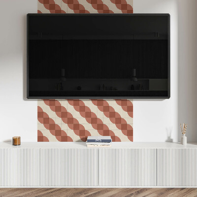 Panou decorativ pătrat Model ondulat geometric elegant