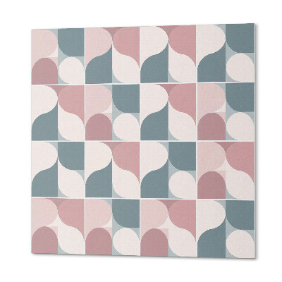 Panou decorativ bucatarie pătrat Figuri geometrice în stil abstract