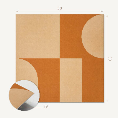 Panou decorativ pătrat Model geometric elegant