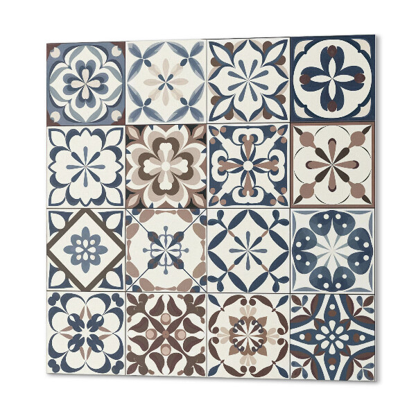 Panou decorativ pătrat Motive elegante de faianță