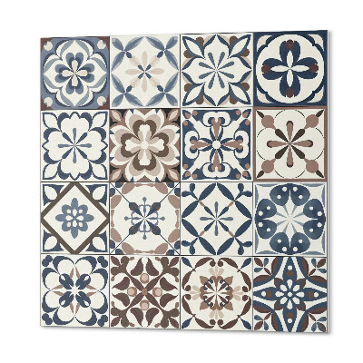 Panou decorativ pătrat Motive elegante de faianță