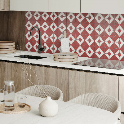 Panou decorativ bucatarie pătrat Modele geometrice în armonie