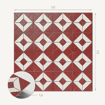 Panou decorativ bucatarie pătrat Modele geometrice în armonie