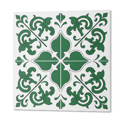 Panou decorativ pătrat Accente de plante decorative cu ornamente