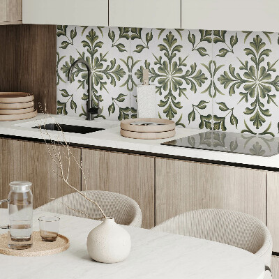 Panou decorativ bucatarie pătrat Motiv vegetal