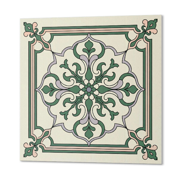 Panou decorativ pătrat Model decorativ cu flori
