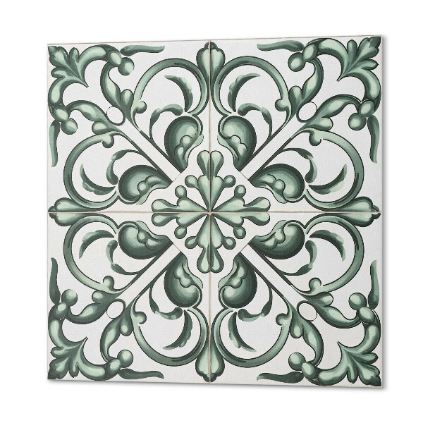 Panou decorativ pătrat Armonie plantelor într-un design simetric