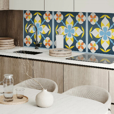 Panou decorativ pătrat Model de flori