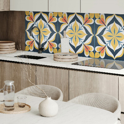 Panou decorativ pătrat Imprimeu floral sofisticat