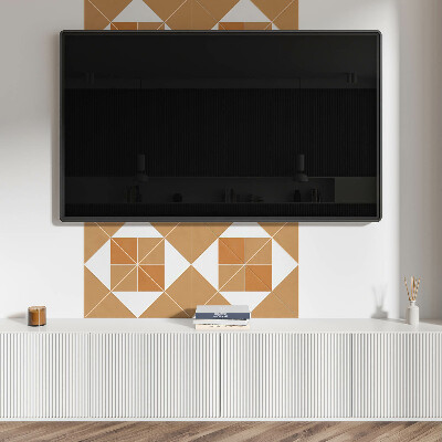 Panou decorativ pătrat Model geometric în diverse culori