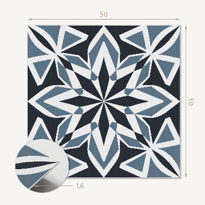 Panou decorativ pătrat Model geometric în echilibru