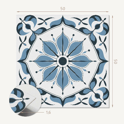 Panou decorativ bucatarie pătrat Un aranjament floral cu detalii delicate