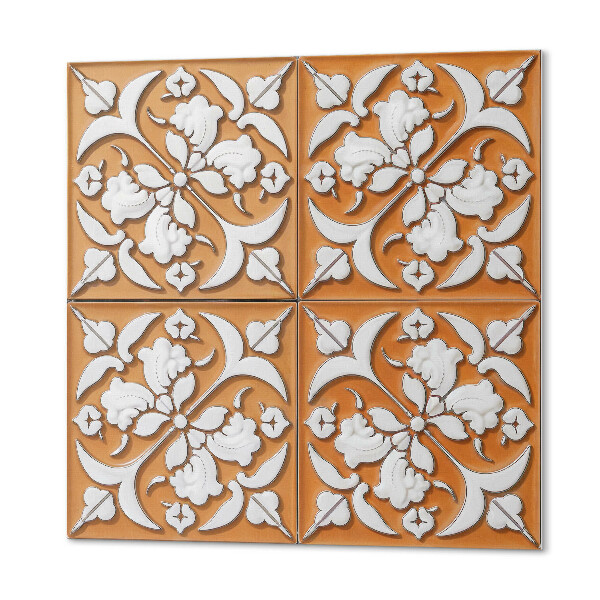 Panou decorativ pătrat Accente florale intr-un design modern