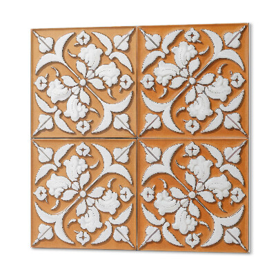 Panou decorativ pătrat Accente florale intr-un design modern