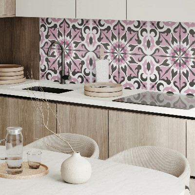 Panou decorativ bucatarie pătrat Armonia plantelor într-un model simetric