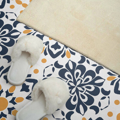 Panou decorativ bucatarie pătrat Inspirații florale în designul mandalei