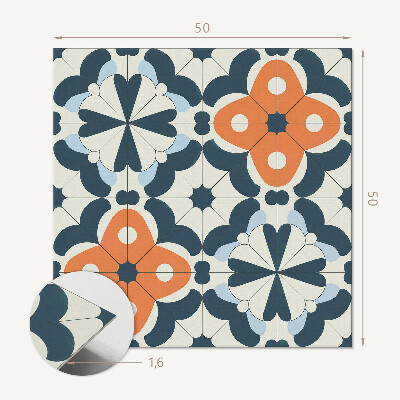 Panou decorativ pătrat Design cu gresie cu flori