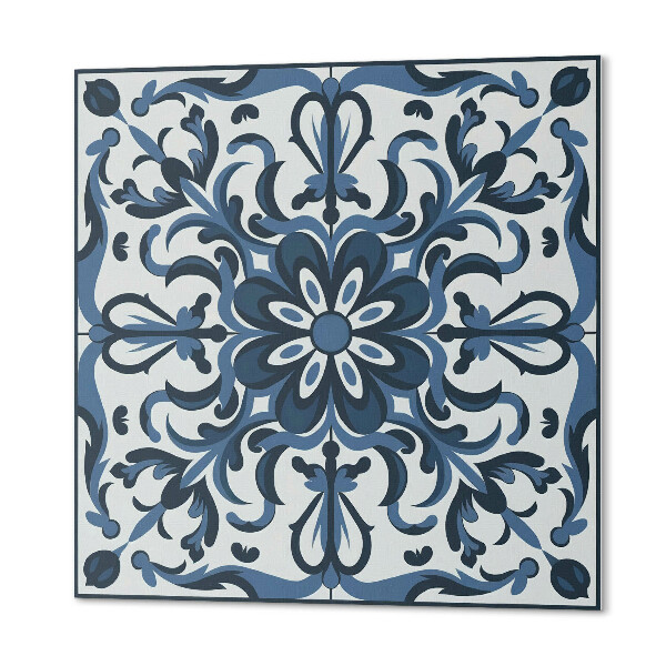 Panou decorativ pătrat Flori decorative cu modele complicate
