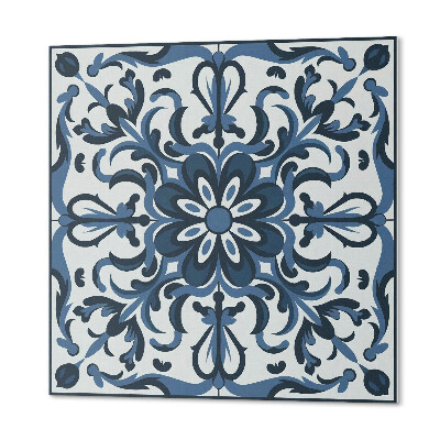 Panou decorativ pătrat Flori decorative cu modele complicate