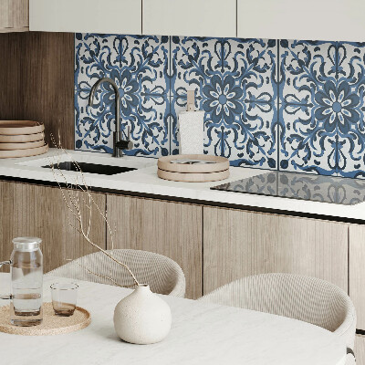 Panou decorativ pătrat Flori decorative cu modele complicate