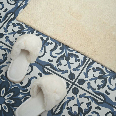 Panou decorativ pătrat Flori decorative cu modele complicate