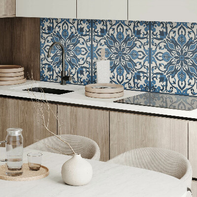 Panou decorativ pătrat Model floral cu frunze