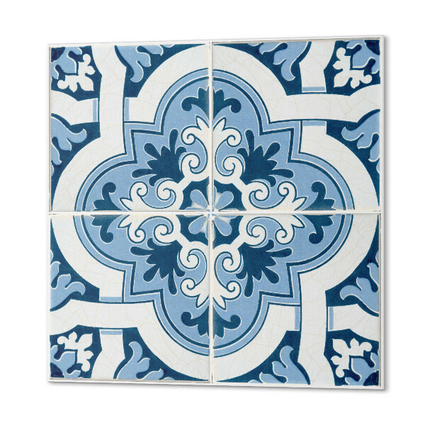 Panou decorativ bucatarie pătrat Placi elegante cu ornamente complicate