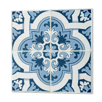 Panou decorativ bucatarie pătrat Placi elegante cu ornamente complicate