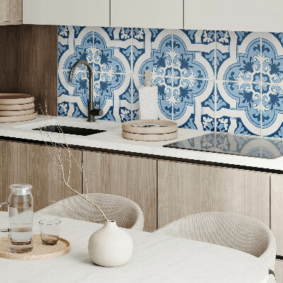 Panou decorativ bucatarie pătrat Placi elegante cu ornamente complicate
