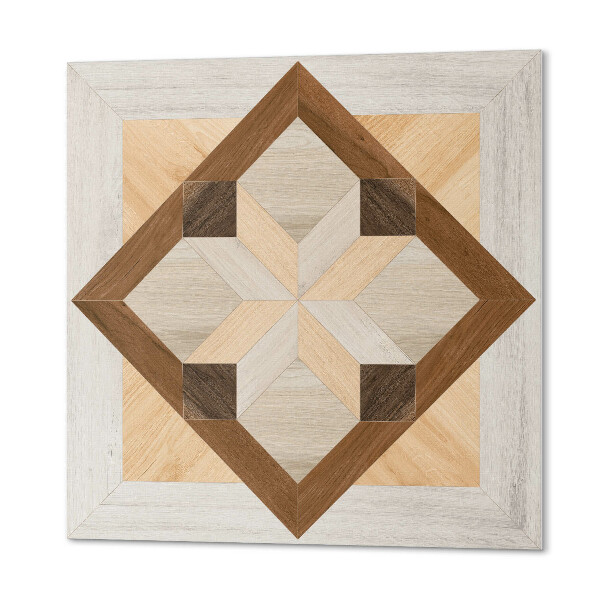 Panou decorativ bucatarie pătrat Model pătrat cu linii geometrice