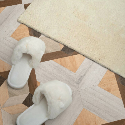 Panou decorativ bucatarie pătrat Model pătrat cu linii geometrice
