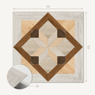 Panou decorativ bucatarie pătrat Model pătrat cu linii geometrice