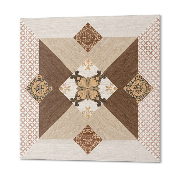 Panou decorativ bucatarie pătrat Model de mozaic cu ornamente spectaculoase