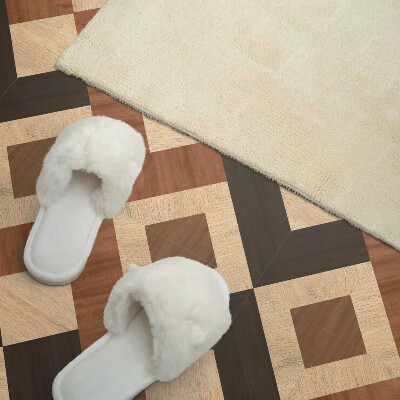 Panou decorativ pătrat Model geometric din lemn