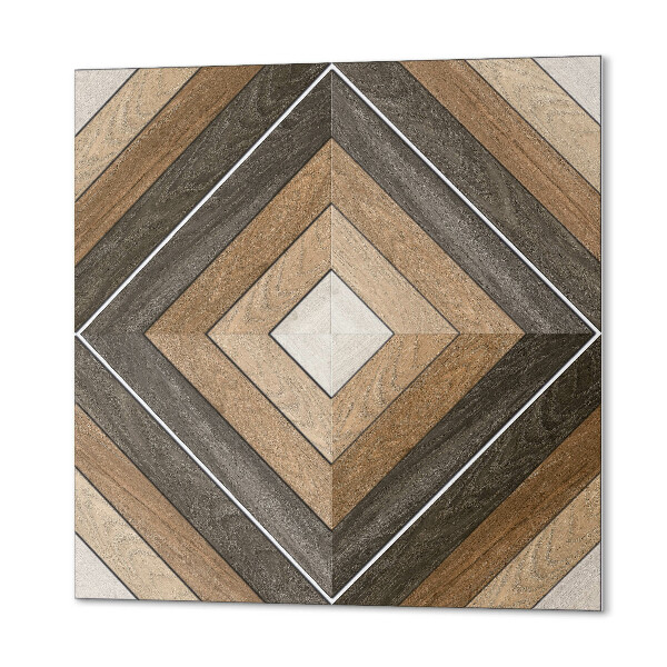 Panou decorativ pătrat Romburi elegante în formă geometrică