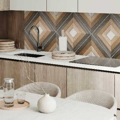 Panou decorativ pătrat Romburi elegante în formă geometrică