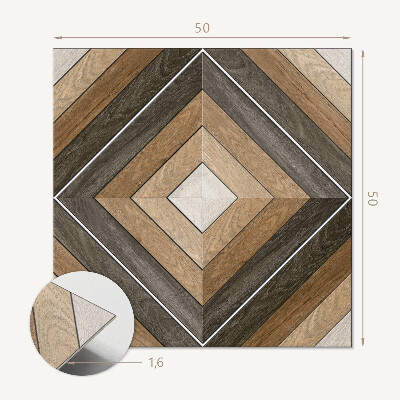 Panou decorativ pătrat Romburi elegante în formă geometrică