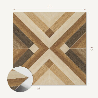 Panou decorativ bucatarie pătrat Model în carouri în stil geometric