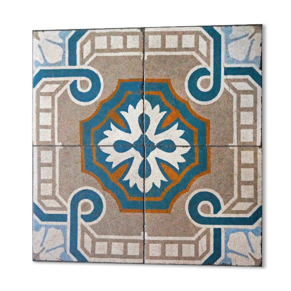 Panou decorativ bucatarie pătrat Ornamente decorative într-o abordare mozaică