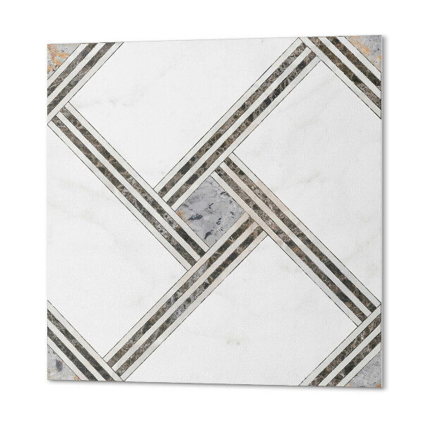 Panou decorativ pătrat Geometrie în linii dinamice