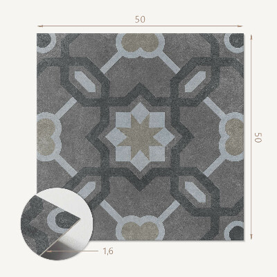 Panou decorativ pătrat Motiv cu gresie în stil geometric