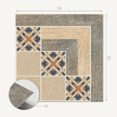 Panou decorativ pătrat Forme abstracte pe plăci