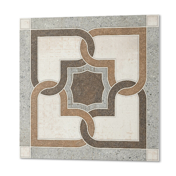 Panou decorativ pătrat Model de plăci în design geometric modern