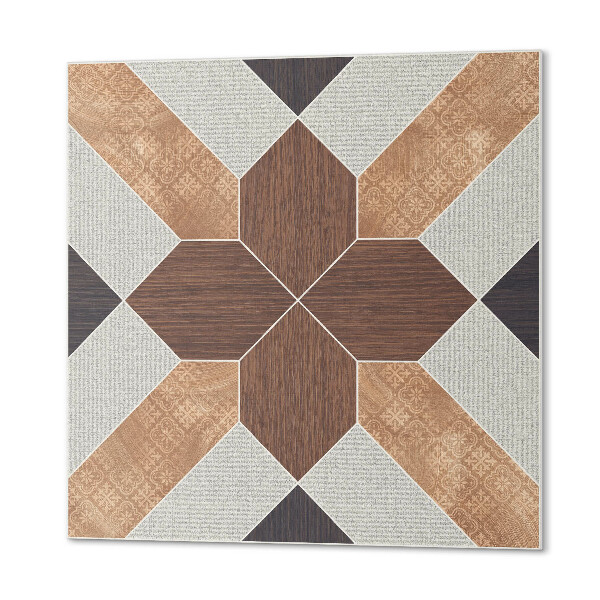 Panou decorativ bucatarie pătrat Forme elegante într-un model geometric