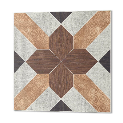 Panou decorativ bucatarie pătrat Forme elegante într-un model geometric